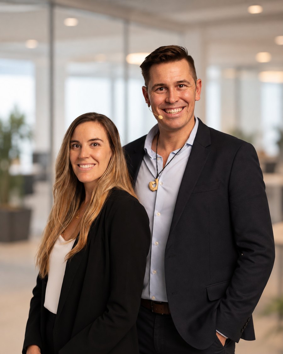 Ferran Tort and Irantzu Casajús, co-founders of Alaia Advisors