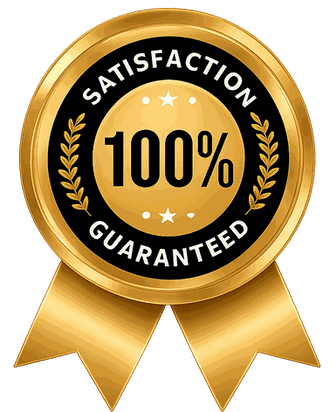 100% satisfaction guaranteed