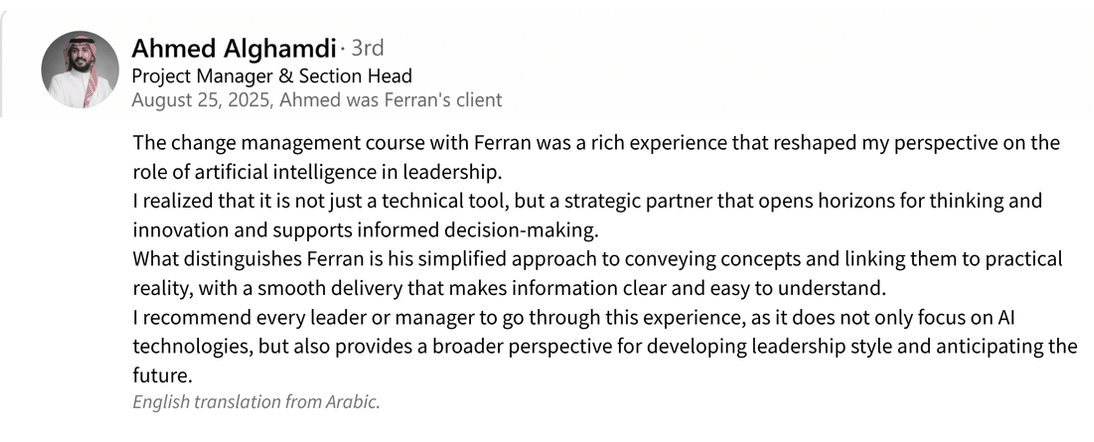 LinkedIn recommendation