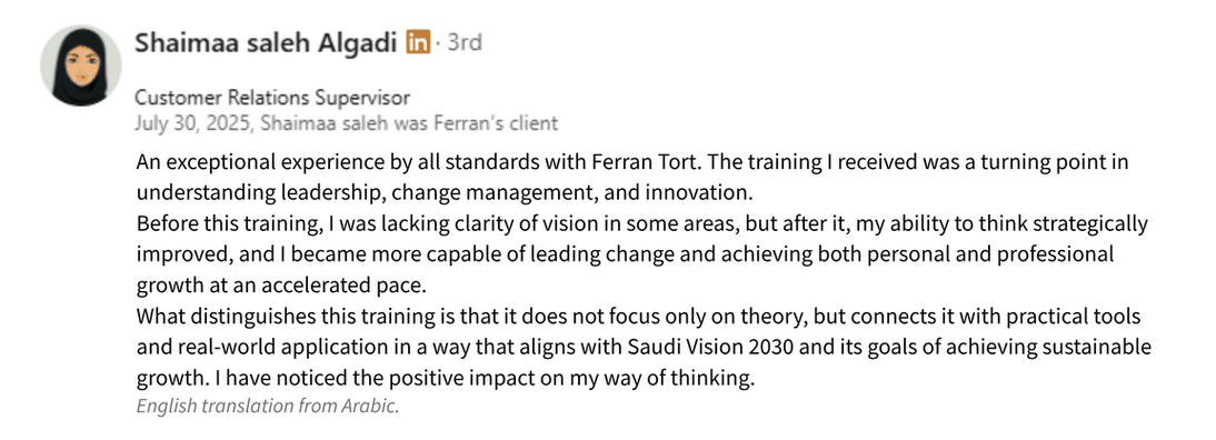 LinkedIn recommendation