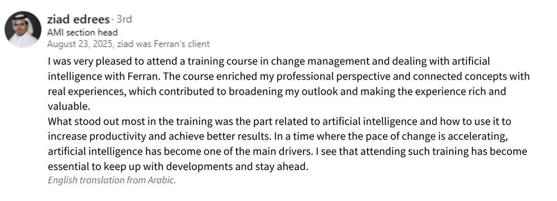 LinkedIn recommendation